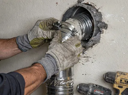 Dryer Vent Hose Installation in West Haven