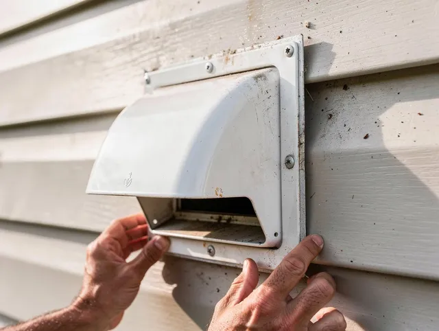 West Haven Dryer Vent Cleaning technician delivering thorough residential dryer vent cleaning service in West Haven